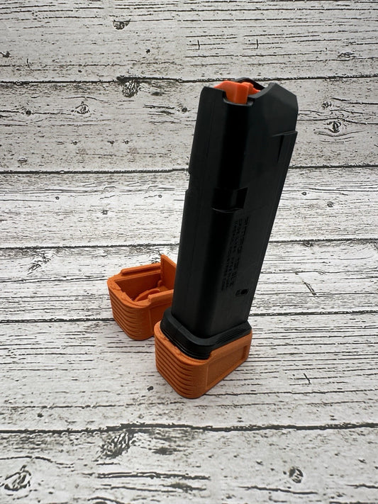 PMAG GL9 Series Base Plate Mag Extension (2 Pack) – Orange Burst