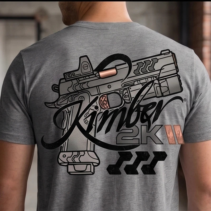 2KII Tactical Graphic T-Shirt — Athletic Gray — product photo 5