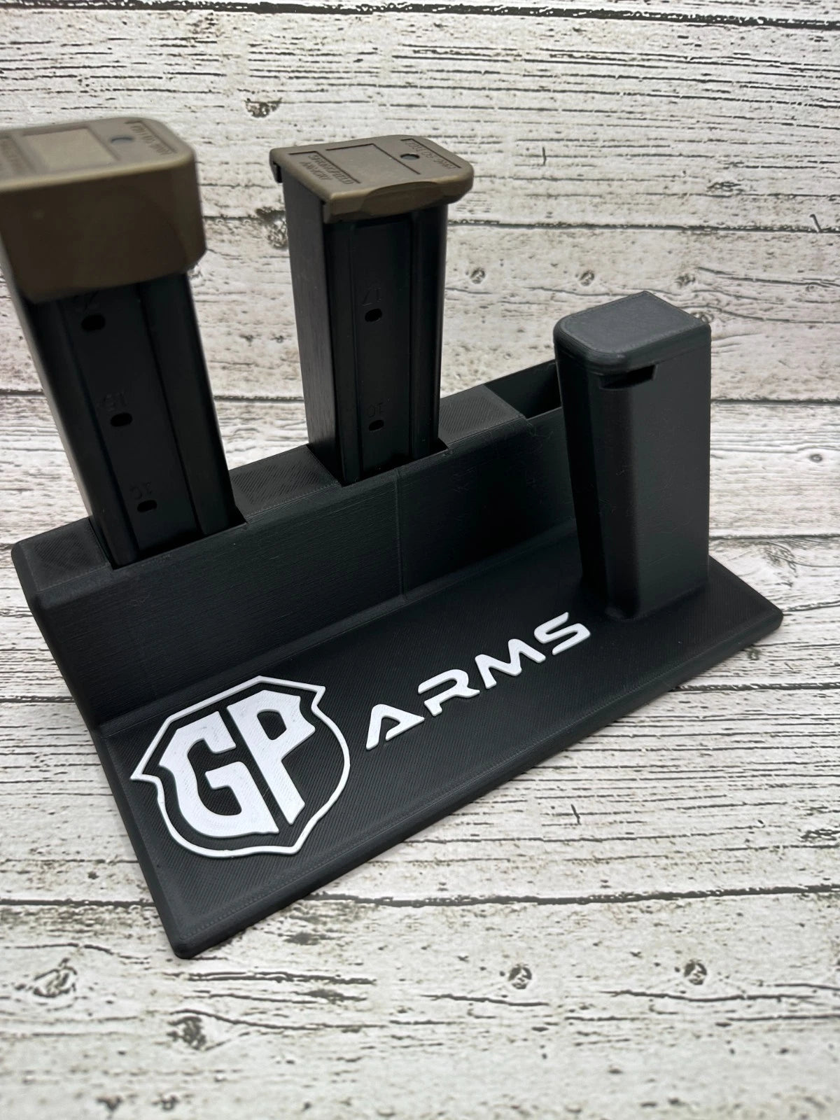 GP Arms DS1911 Display Stand – 3 Magazine Holders – alternate view