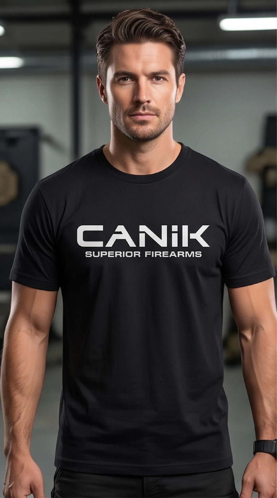 CANIK Superior Firearms Graphic T-Shirt — Black — product photo 4