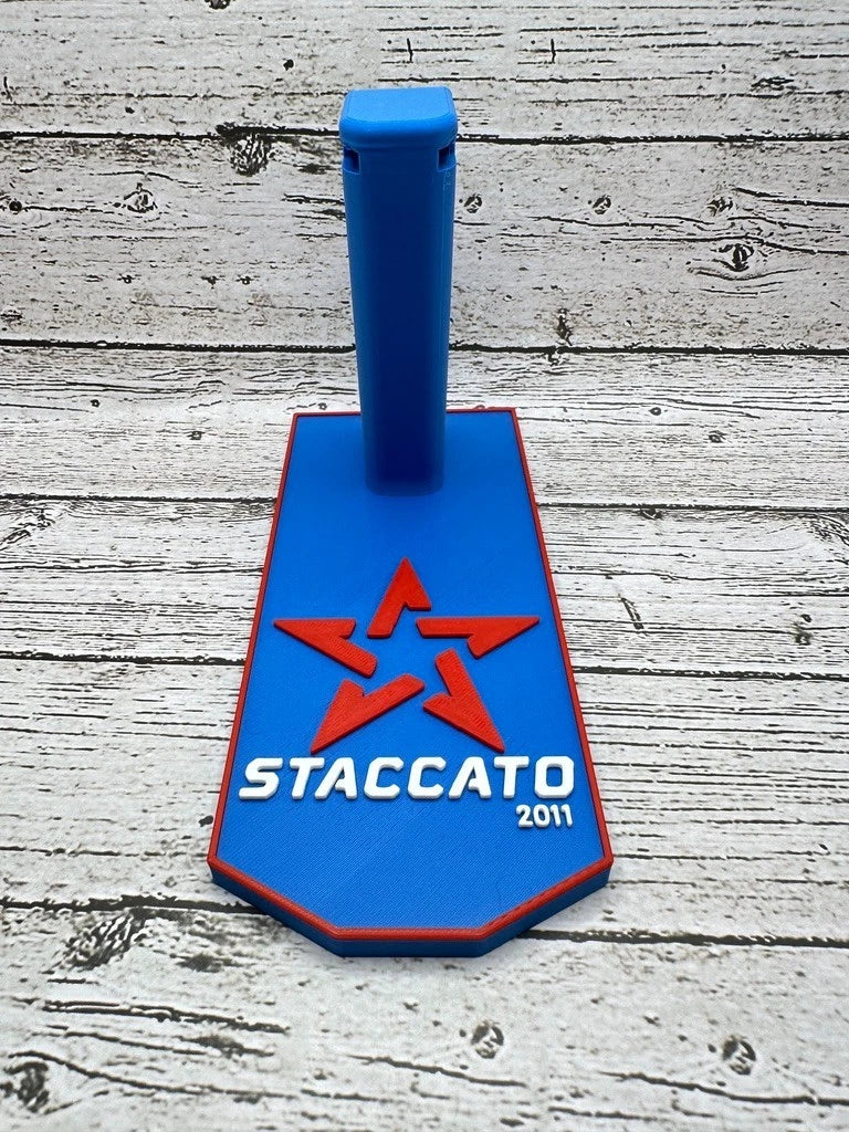 Staccato P / C2 / XC / XL 2011 Display Stand – Mag-Catch Design – alternate view