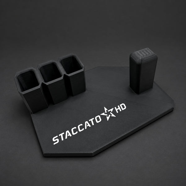 Staccato HD Display Stand – 3 Glock-Pattern Magazine Holders