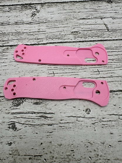 Scales And Back Spacer For Benchmade Bug out Pink