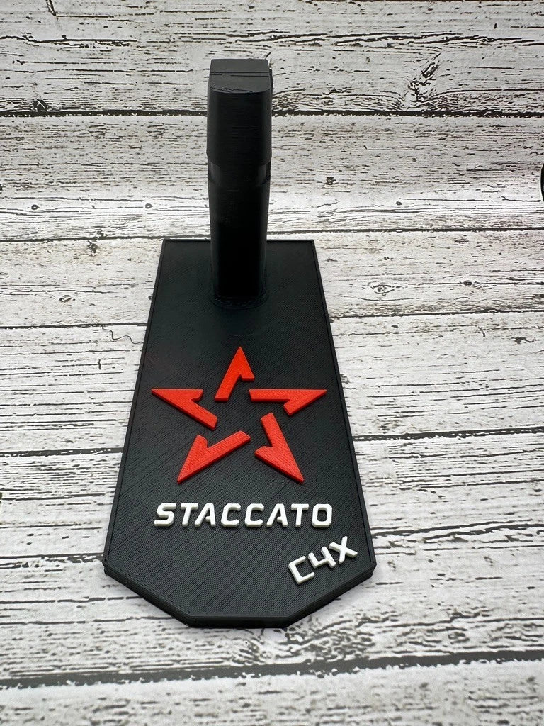 Staccato C4X Pistol Display Stand – alternate view